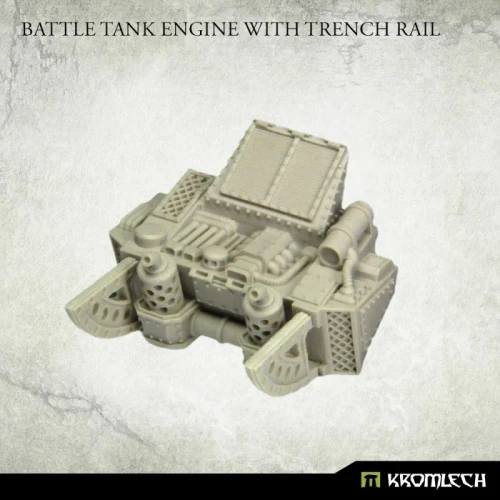 Battle Tank Engine with Trench Rail