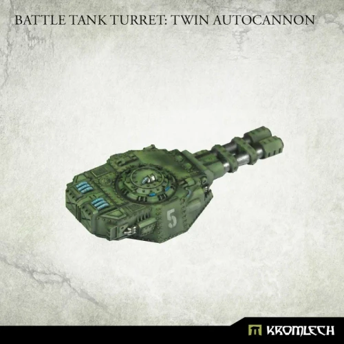 Battle Tank Turret: Twin Autocannon