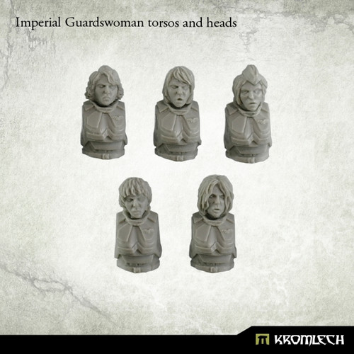 Imperial Guardswoman torsos and heads (5) - KRCB150