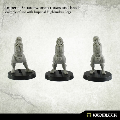 Imperial Guardswoman torsos and heads (5) - KRCB150