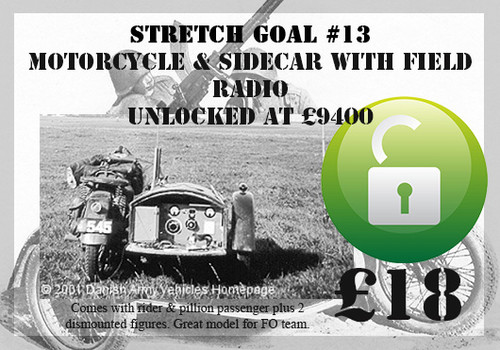 Danish Motorcycle & Sidecar Field Radio - DAN207