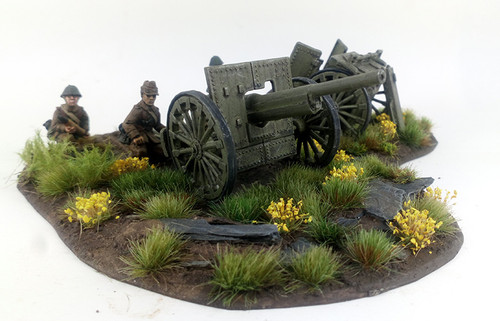 Romanian TUNUL DE CAMP 7.5cm Mod. 1897 Field Gun & 6 Crew - Summer Uniform - ROM020