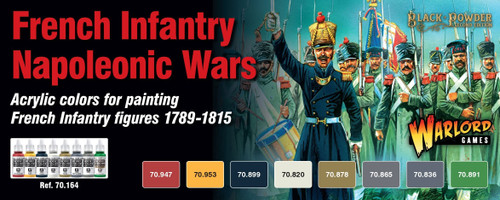 French Napoleonic paint set