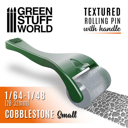 Rollin pin with Handle - Cobblestone Small