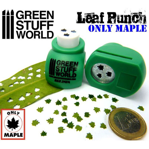 Miniature Leaf Punch MEDIUM GREEN