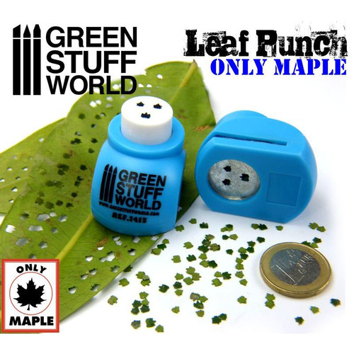 Miniature Leaf Punch GREY - Kick-Ass Mail Order