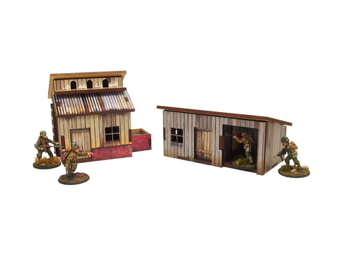 WW2 Normandy Small Sheds with Dovecote