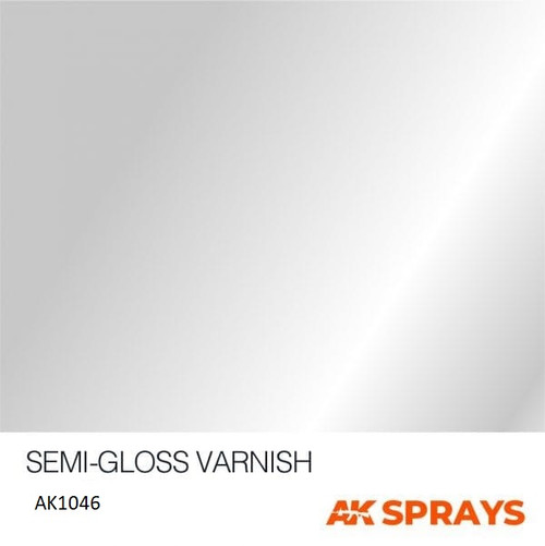 AK Interactive: Semi-Gloss Varnish Spray - 400ml
