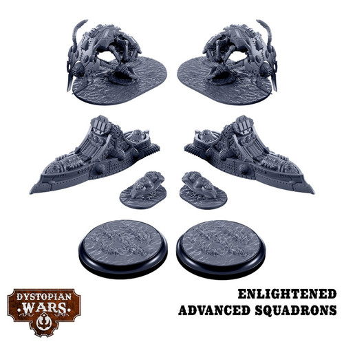Dystopian Wars: Enlightened Advanced Squadrons