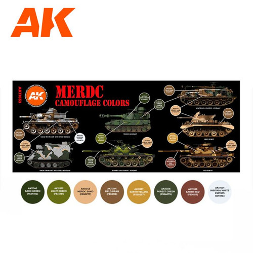 Merdc Camouflage Colors 3G