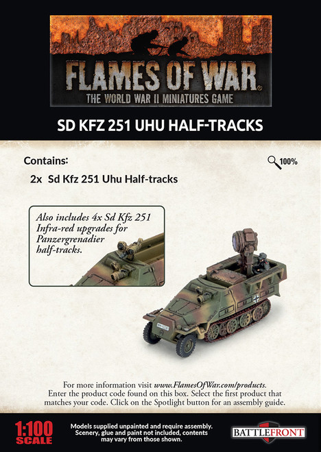 Sd Kfz 251 Uhu Half-tracks (x2) - GBX194 