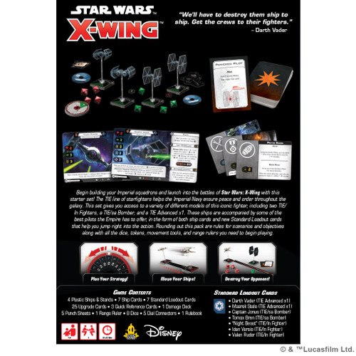 X-Wing 2nd Ed: Galactic Empire Squadron Starter Pack - SWZ105