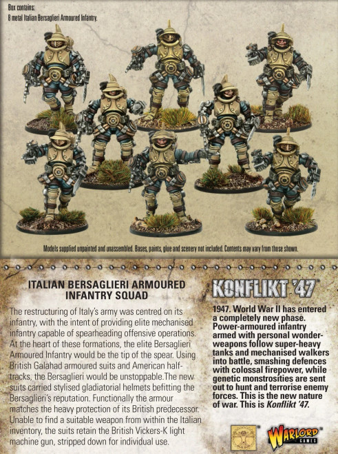 Konflikt 47: Italian Bersaglieri Armoured Infantry Squad