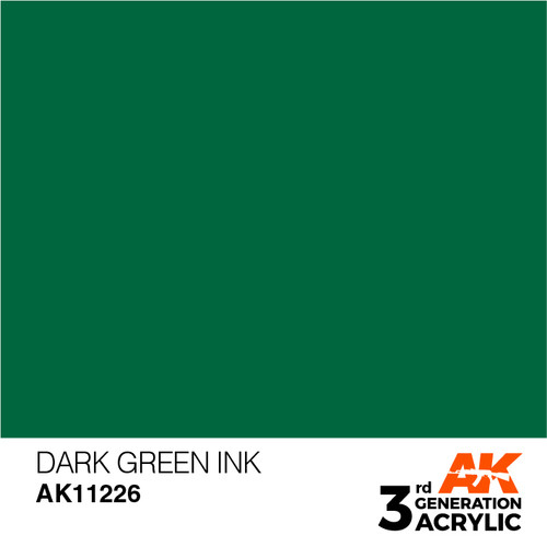 Dark Green INK - AK 3Gen Acrylic