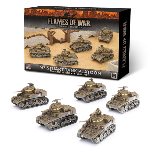 Fighting First M3 Stuart Light Tank Platoon Fighting First M3 Stuart Light Tank Platoon