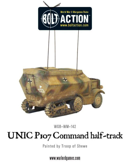 UNIC P107 Command Half Track