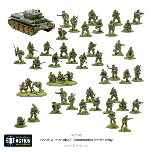 Churchill's Gangsters (British & Inter-Allied Commandos) starter army