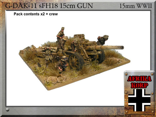 Africa Korps sFH18, 15cm Gun & Crew - Kick-Ass Mail Order