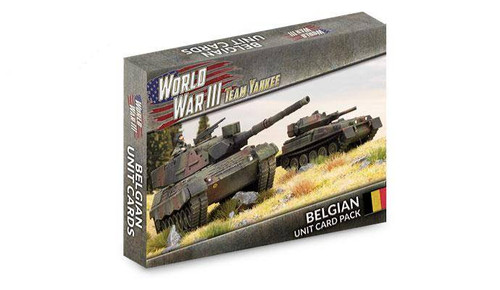 Belgian Unit Card Pack (33x Cards) - WW3-09B