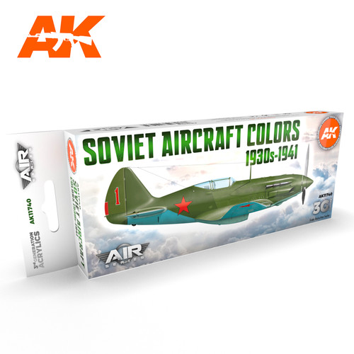 AK Acrylics 3Gen – Set De Peintures AIRCRAFT AK11737 – Couleurs IJN WWII – 8 Flacons De 17 Ml – Pour Maquettes D'avions
