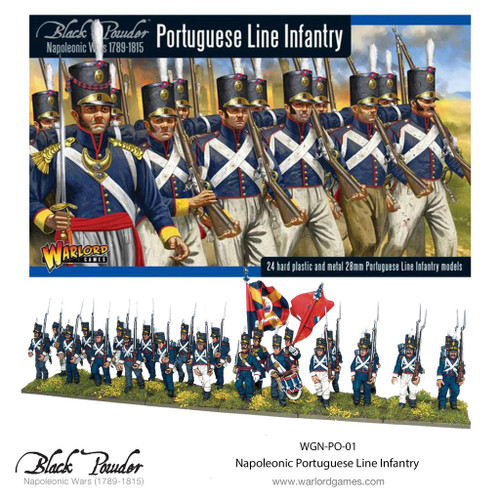 Warlord Games French Light Infantry Plastic Set - 24 Napoleonic Miniatures To Assemble & Paint