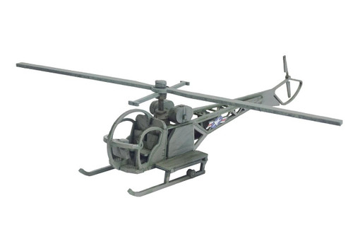 Bell H-13 (47) Sioux Helicopter (Medcvac) MASH - K015 - Kick-Ass