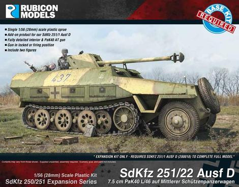 SdKfz 251/22 Ausf D Expansion Set - 280041 - Kick-Ass Mail Order