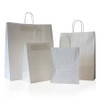 Medium White Twisted Handle Paper Bags PK 250