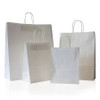 Extra Large White Twisted Handle Paper Bags PK 250