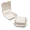 Bagasse Meal Box (205x205x80mm/8") White