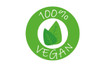 Round VEGAN Labels 25mm 