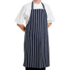 Bib Apron Polyester Blue & White Stripe