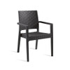 Ibiza Arm Chair Dark Grey 