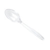 Clear Premium Reusable PS (170mm/6.7") Dessert Spoon