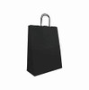 Large Black Twisted Handle Kraft Bags