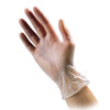 Powder Free Clear Vinyl Gloves Medium pk100