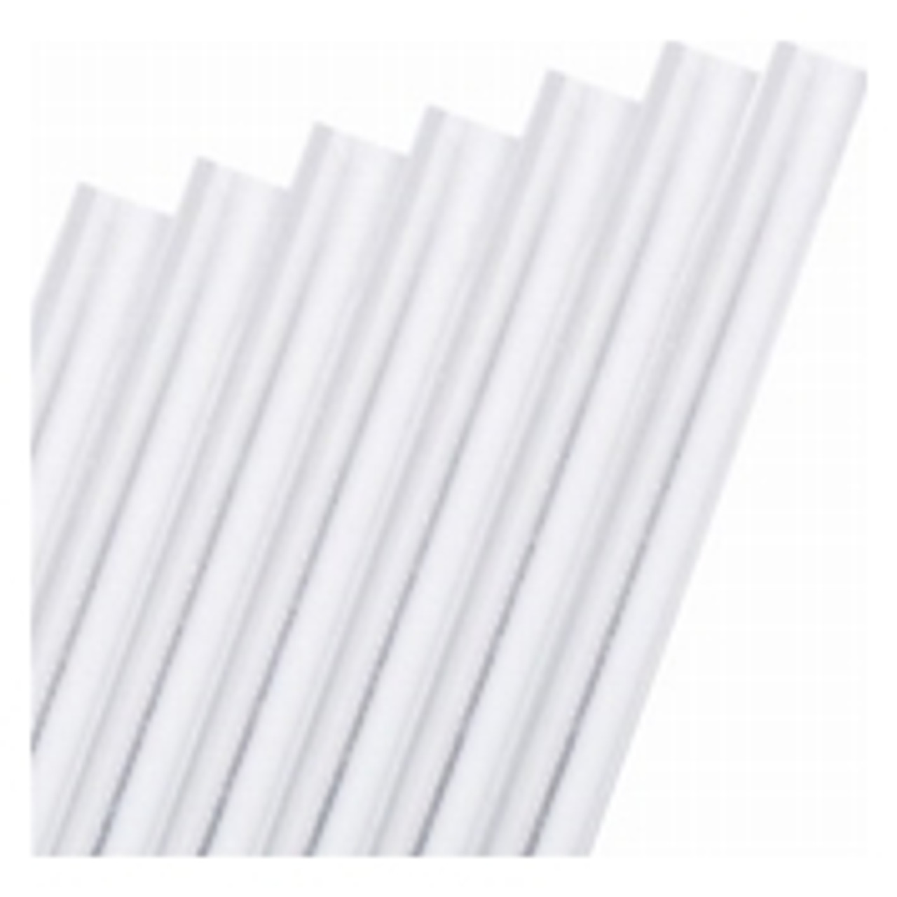 8"  9mm Clear Smoothie Straws Pk 200