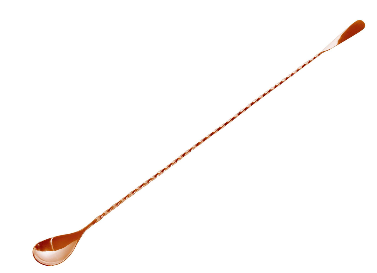 Mezclar 450mm Hudson Cocktail Spoon Copper plated 