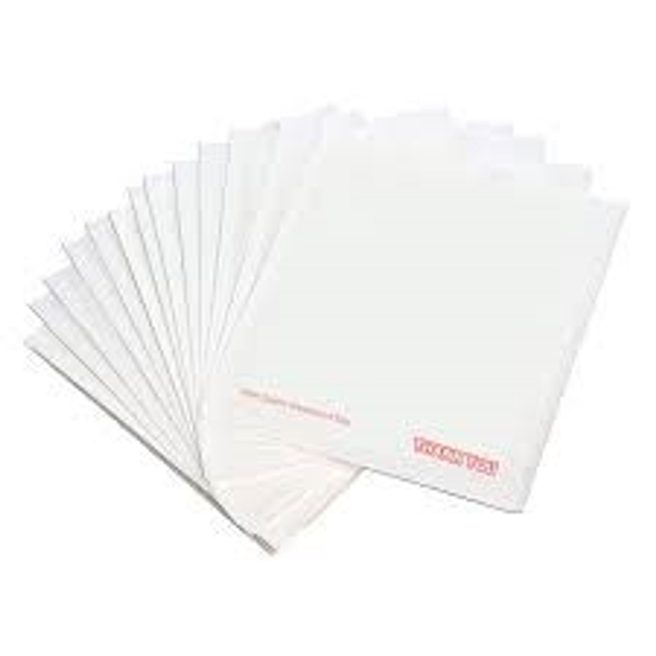 8.5"x8.5" White Greaseproof Bags 'Thankyou' Pk 1000