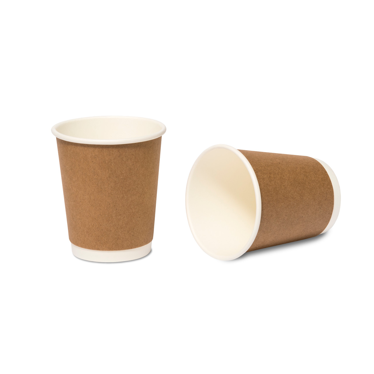 Double Wall Hot Drink Cup (227ml/8oz) Brown