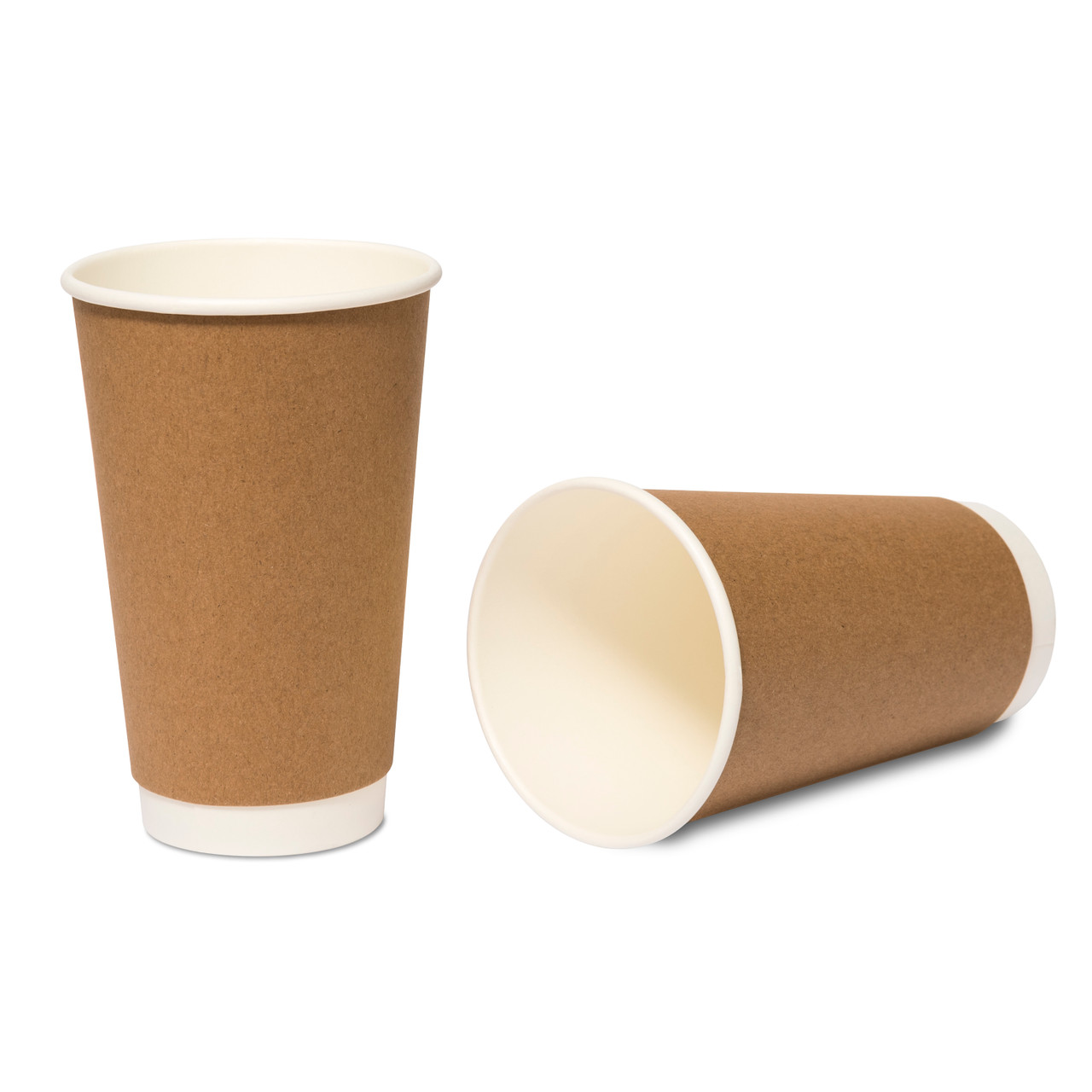 Double Wall Hot Drink Cup (453ml/16oz) Brown