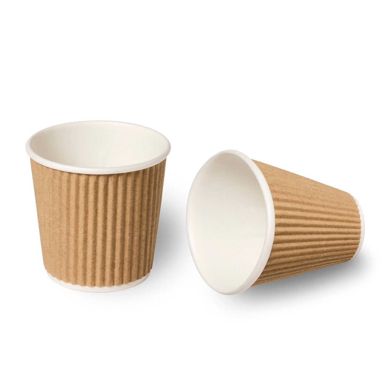 Triple Wall (Ripple) Hot Drink Cup (113ml/4oz) Brown