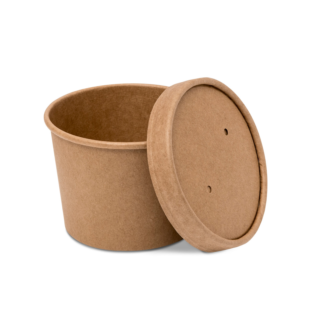 Paper Soup Cup+Lid (227ml/8oz) Kraft