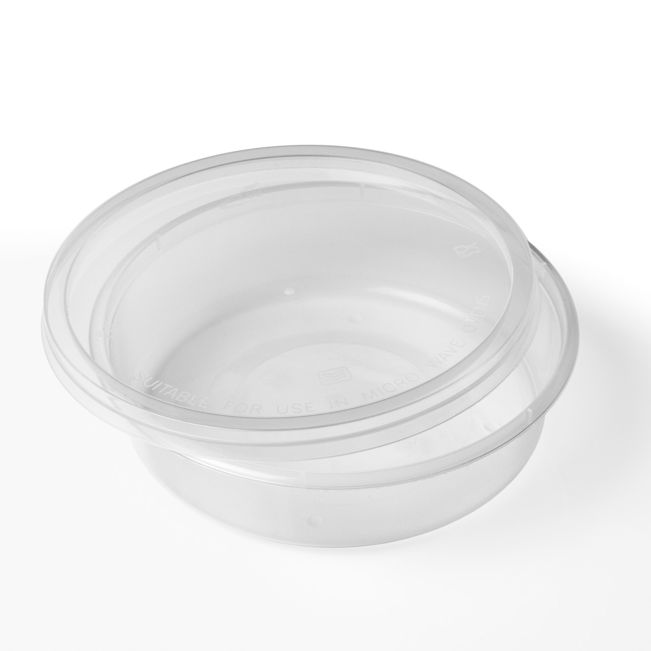 Microwave Container Round PP (228ml/8oz) Clear