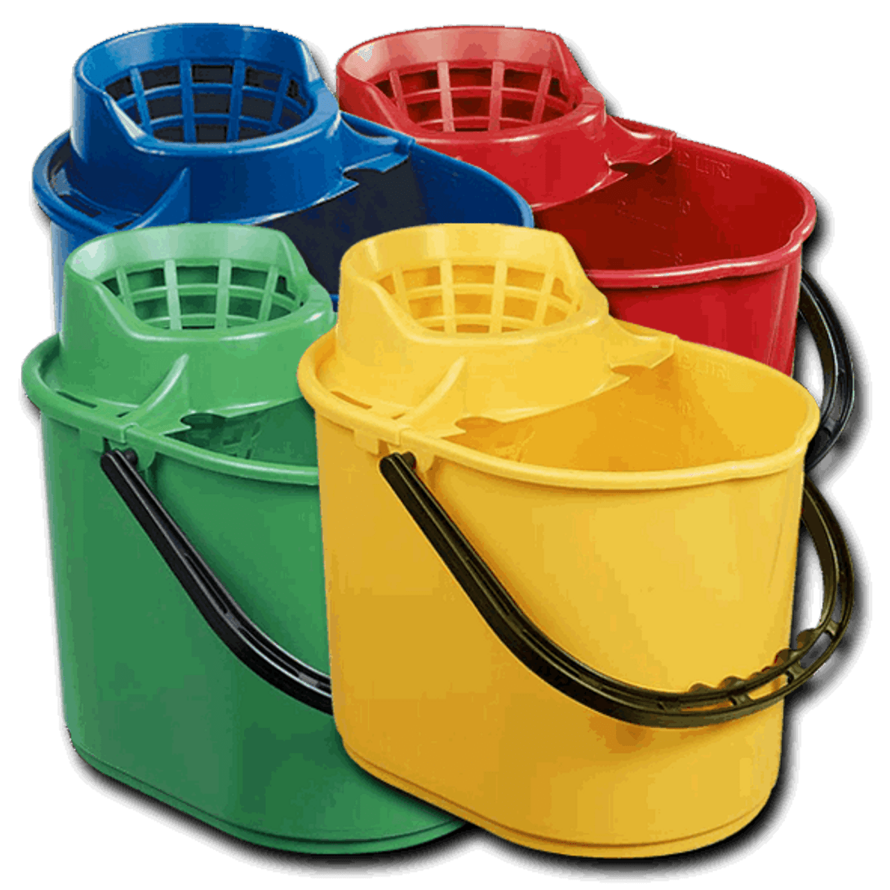 Deluxe 12Ltr Mop Bucket Red