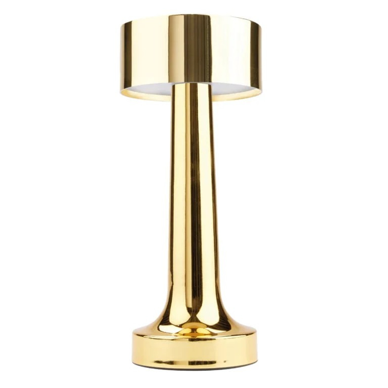 Geo Brassy Table Lamp 21cm/8″
