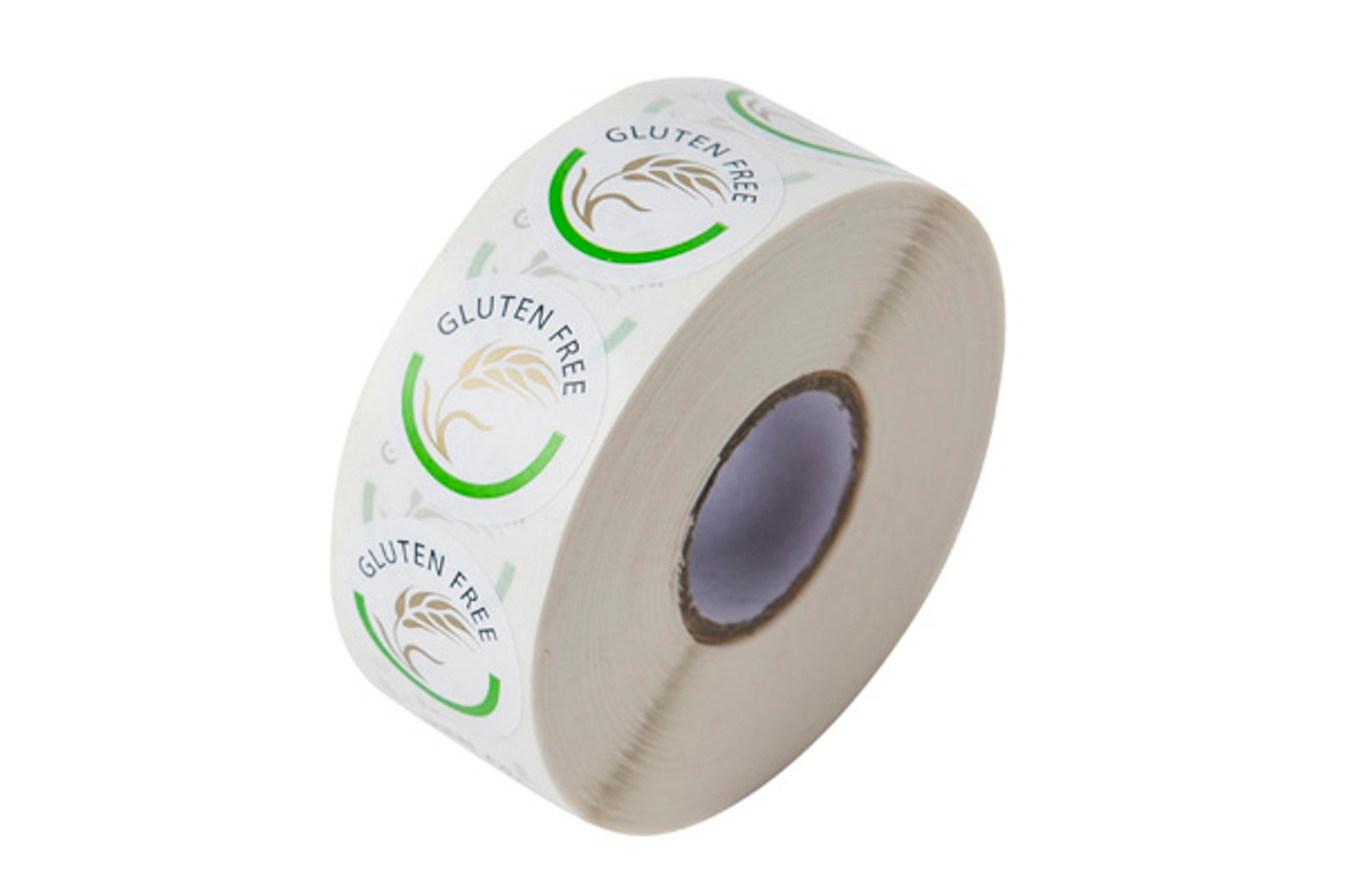 Gluten Free Label 25mm Round