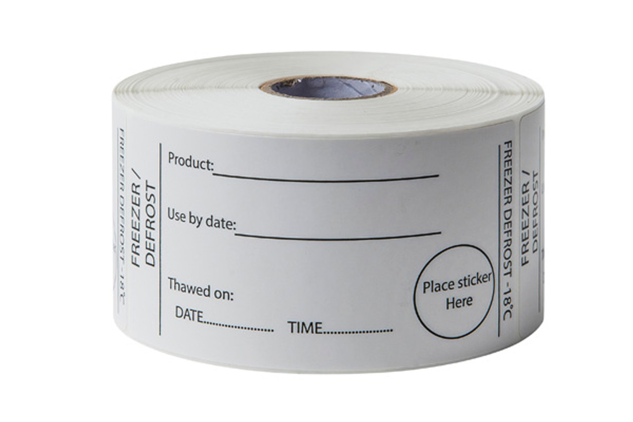 Freezer / Defrost Labels 50 x 100mm