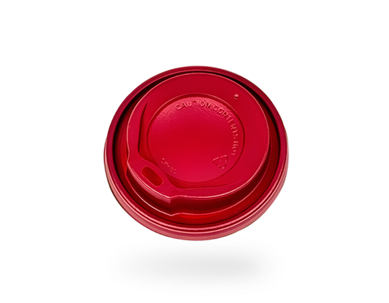 Sip Through PS Domed Lids (340ml/12oz)(453ml/16oz) Red 