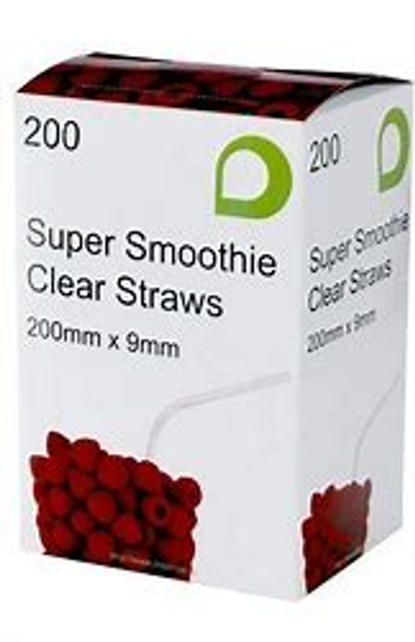 Clear Super Smoothie PP Straws 